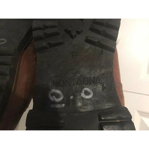 Vintage Dachstein Schutzmarke Hiking Boots Size 10.5 Brown Leather Rare‎ - Picture 11 of 12